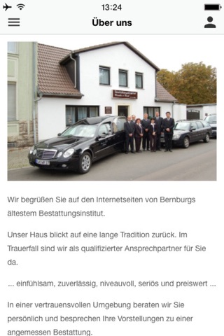 Bestattungsinstitut Bernburg screenshot 2