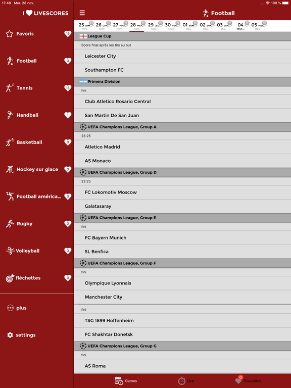 Screenshot #4 pour Livescores by Bet IT Best