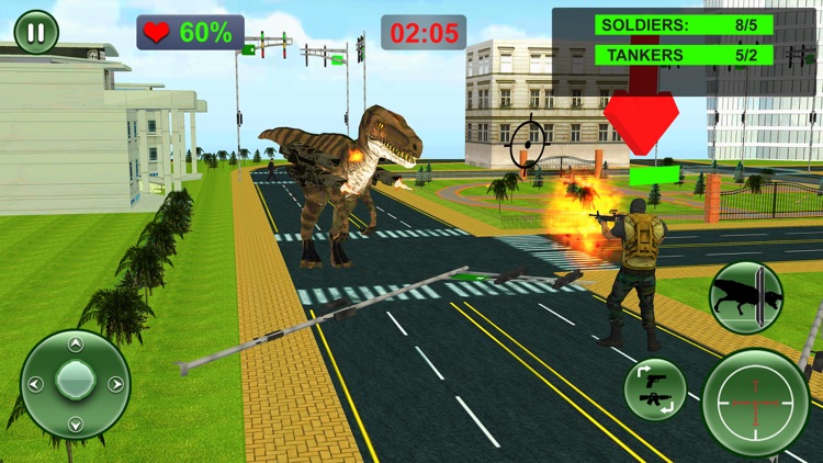 Dinosaur Attack Survival City screenshot-3