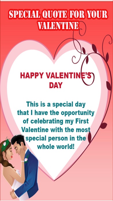 Valentine's Day Card & Quotes screenshot 2