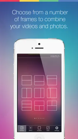 Game screenshot Vidstitch Frames for Instagram apk
