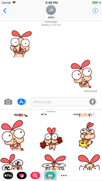 Funny Chick Animated Stickers screenshot 3
