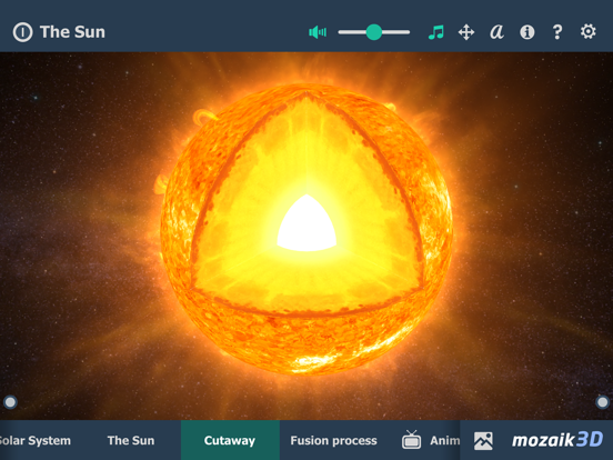 The Sun 3D iPad screenshot