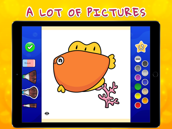Coloring Your Ocean iPad screenshot 3 - Games app
