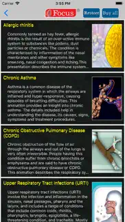 respiratory diseases iphone screenshot 2