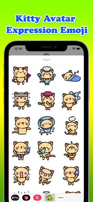 Kitty Avatar Expression Emoji(圖2)-速報App