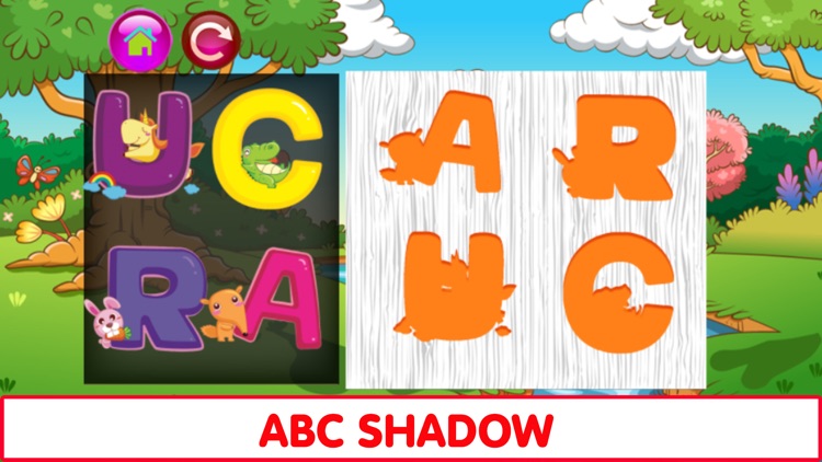 ABC Matching Shadow & Animals