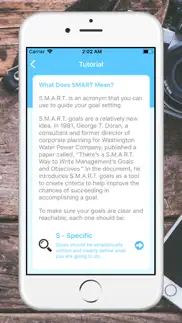 smart goals iphone screenshot 3