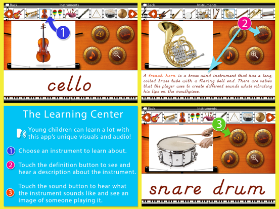 Screenshot #5 pour Musical Instruments - Montessori Learning for Kids
