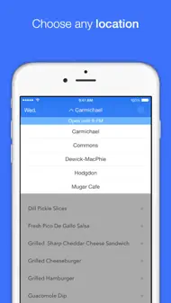 College Menus iphone bilder 1