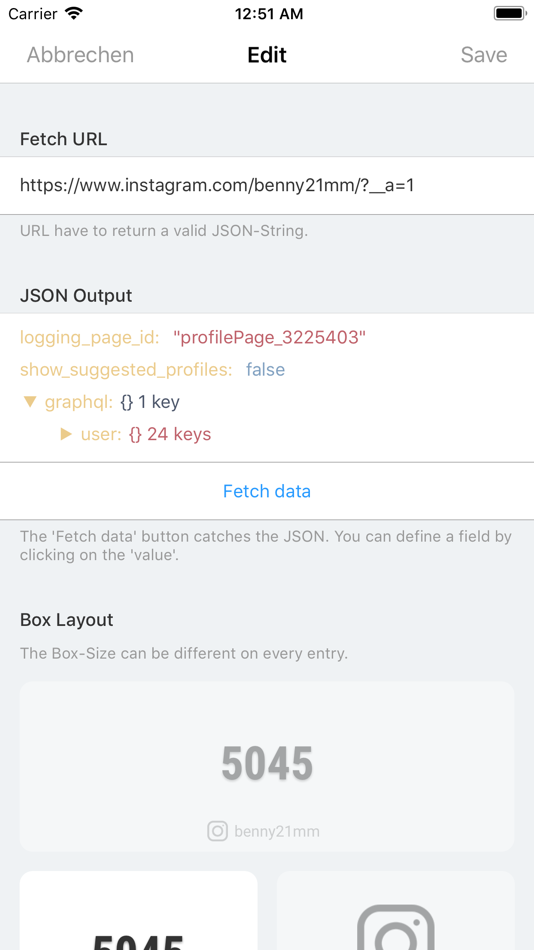 #4. Dashboard (of JSON Requests) (iOS) 由: Benjamin Kramer