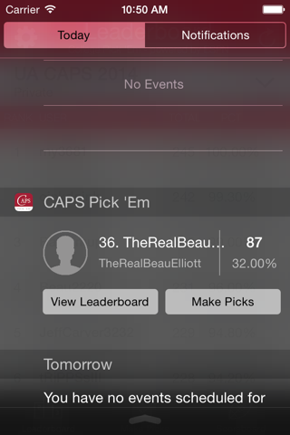 CAPS College Football Pick 'em screenshot 4