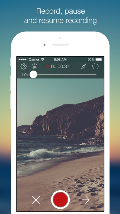 VideoCam+ Pause, Edit, Filters
