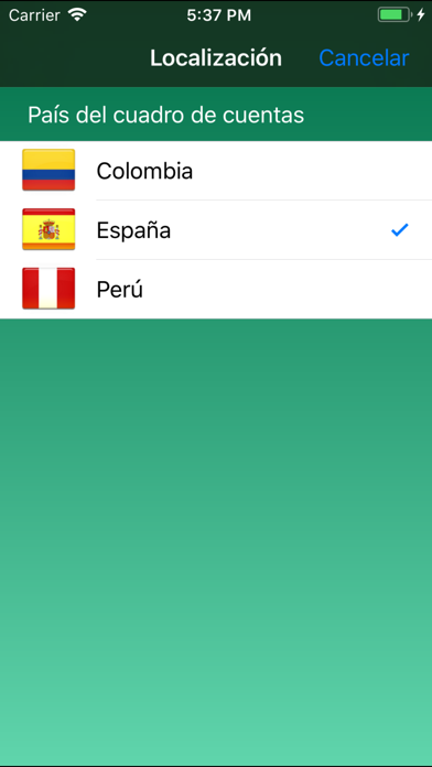 How to cancel & delete Cuadro de cuentas - PGC from iphone & ipad 2