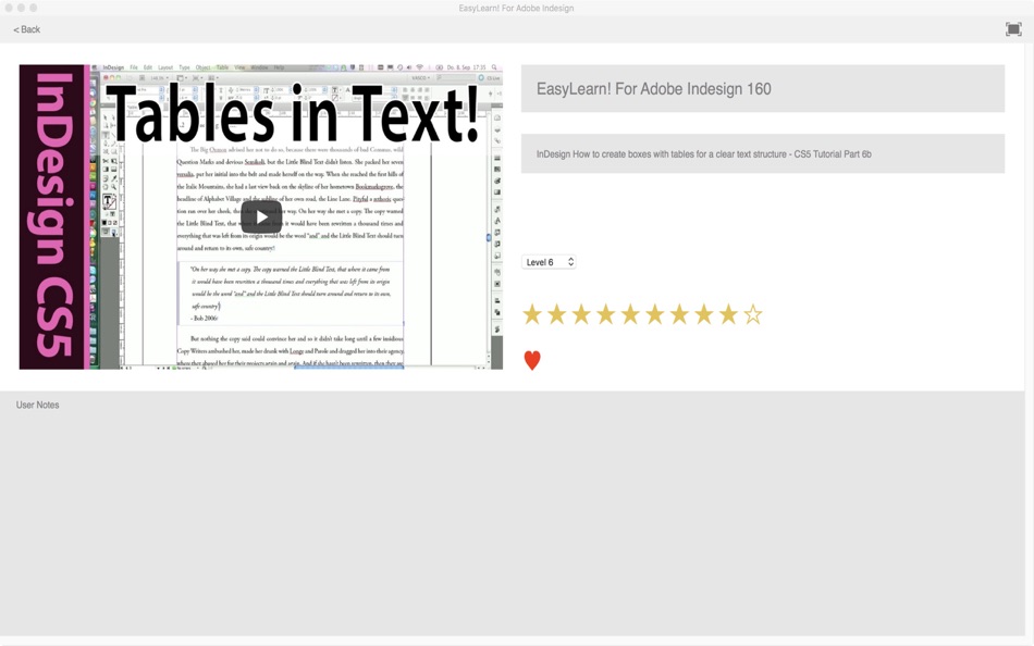 #5. EasyLearn! For Adobe Indesign (macOS) 由: ANTHONY PETER WALSH
