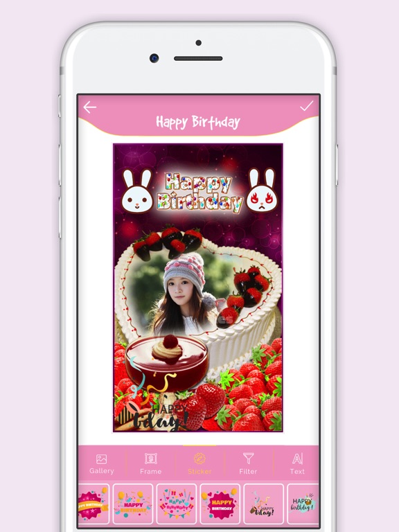 Screenshot #5 pour Happy Birthday Cake Frame