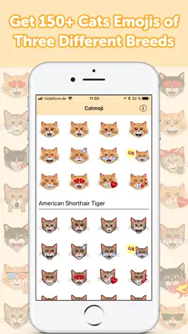 Game screenshot CatMoji - Cat Emoji Stickers apk