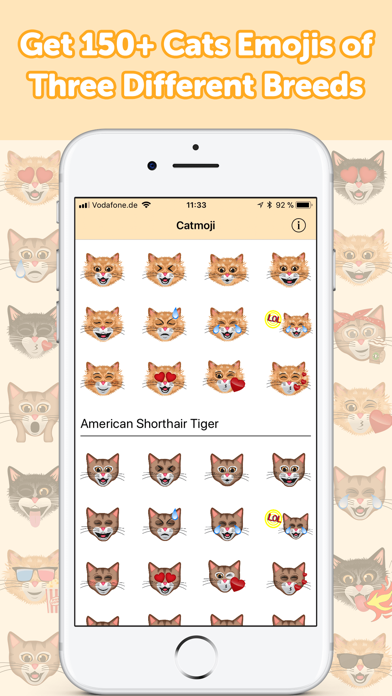 CatMoji - Cat Emoji Stickers Screenshot