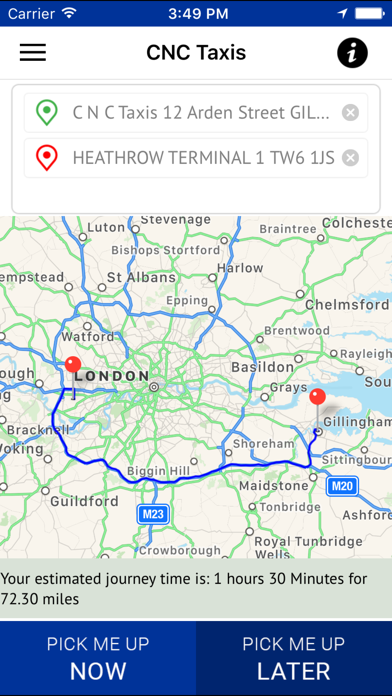 Screenshot #2 pour CNC Taxis (Medway)