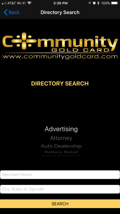 Screenshot #2 pour Community Gold Card