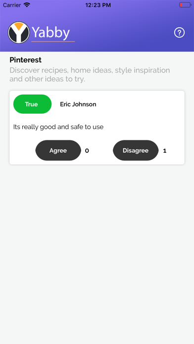 App screenshot