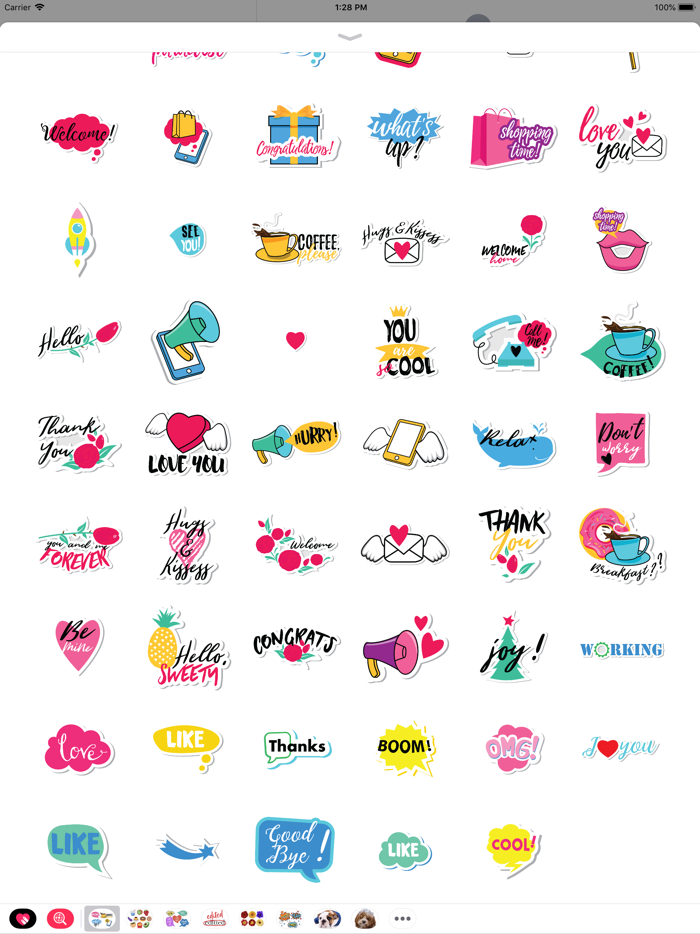 Social Network Stickers