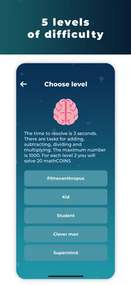 Game screenshot Reckon - brain training apk