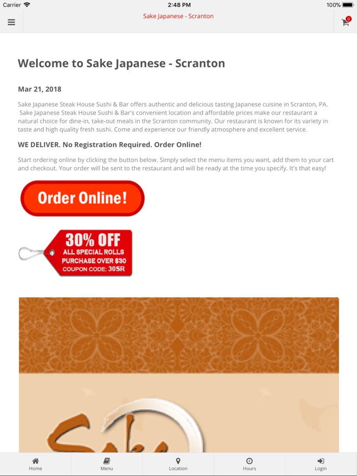 Sake Japanese Scranton