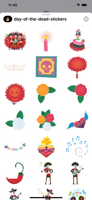 Day of the Dead Stickers Pro(圖8)-速報App