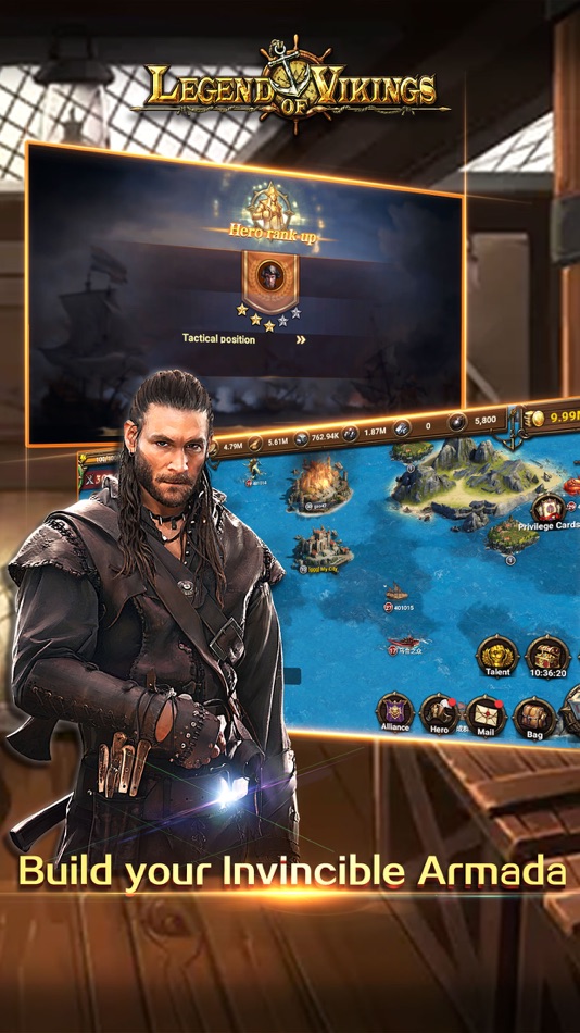 #4. Legend of Vikings (iOS) 由: NUTS POWER ONLINE ENTERTAINMENT LIMITED