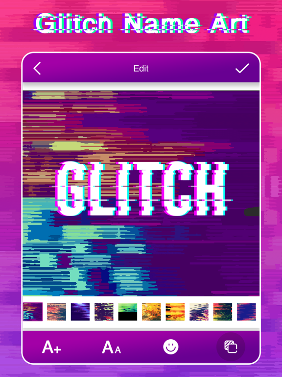 Screenshot #4 pour Glitch Effect Name Art