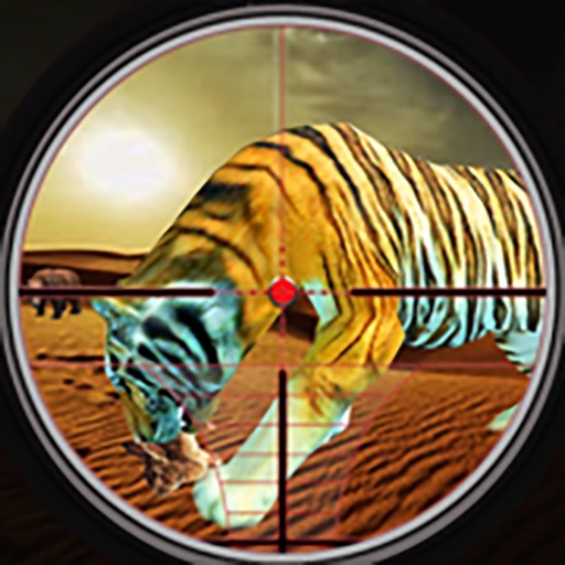 Animal Hunter in Safari Desert Icon