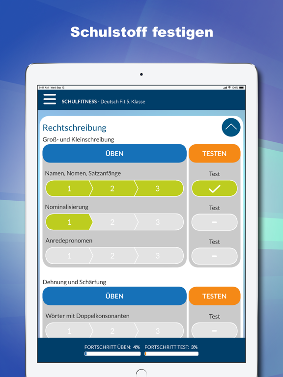Deutsch Fit 5. Klasse iPad screenshot 4 - Education app
