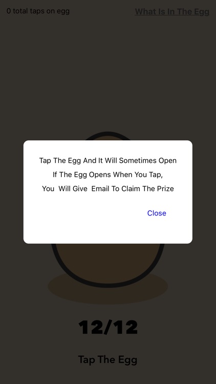 Tap The Egg And You Might Win