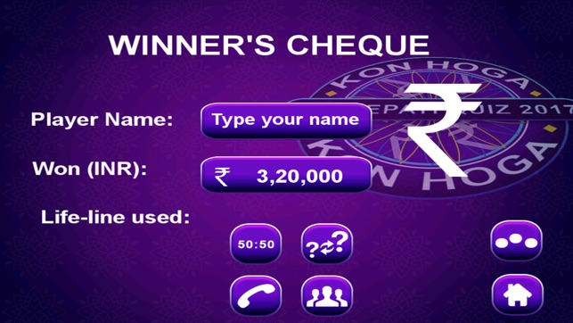 KBC Crorepati Quiz Hindi & English 2017(圖5)-速報App