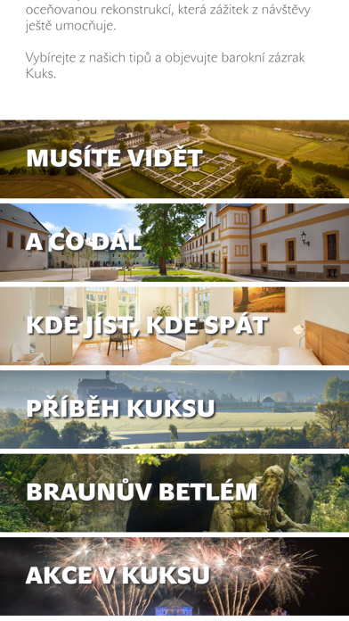 Screenshot 2 of Barokní Kuks App