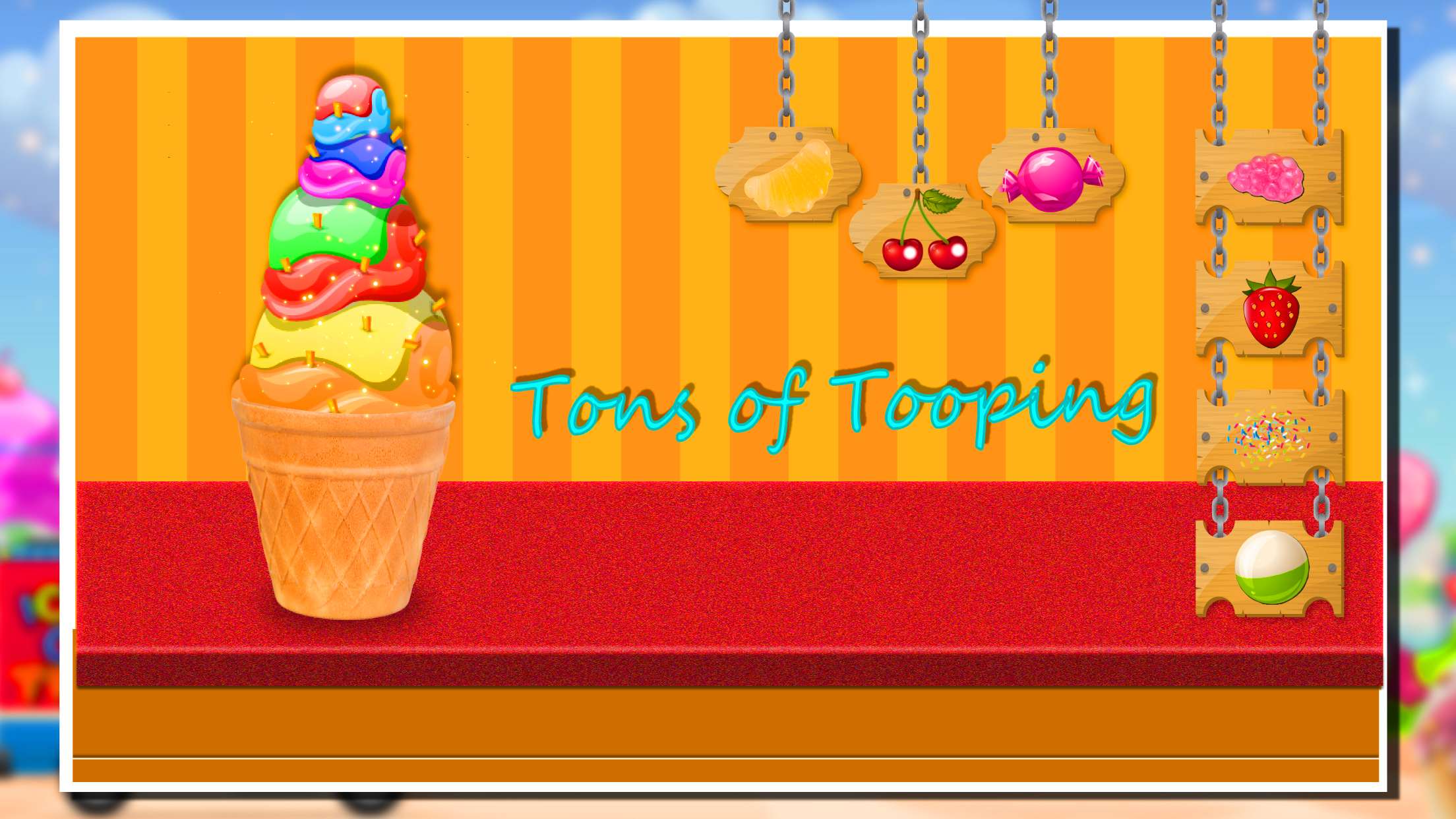 Ice Cream Truck - Beach Food Game