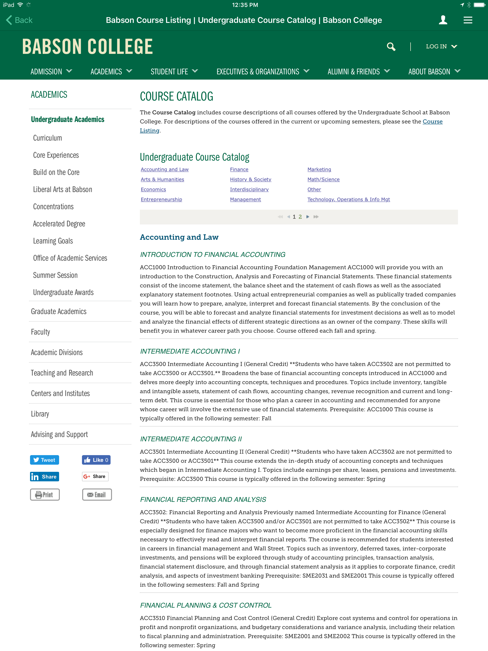 BabsonMobile screenshot 9