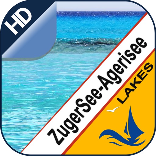 Zug & Aegeri Lake offline nautical fishing charts icon