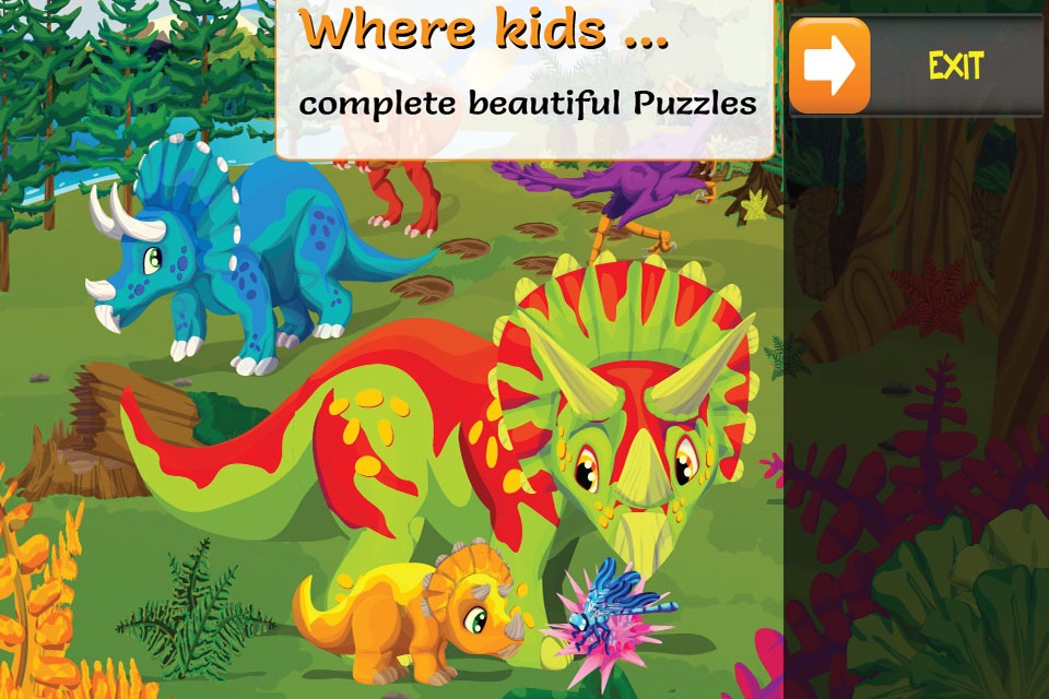 PUZZINGO Dinosaur Puzzles Game screenshot 2