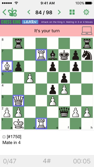 Mate in 3-4 (Chess Puzzles)のおすすめ画像1