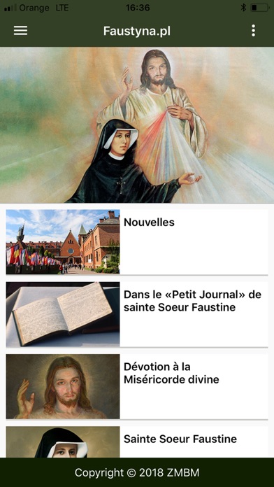 Screenshot #1 pour Soeurfaustine.fr