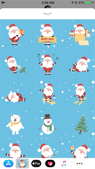 Santa Funny Stickers screenshot 3