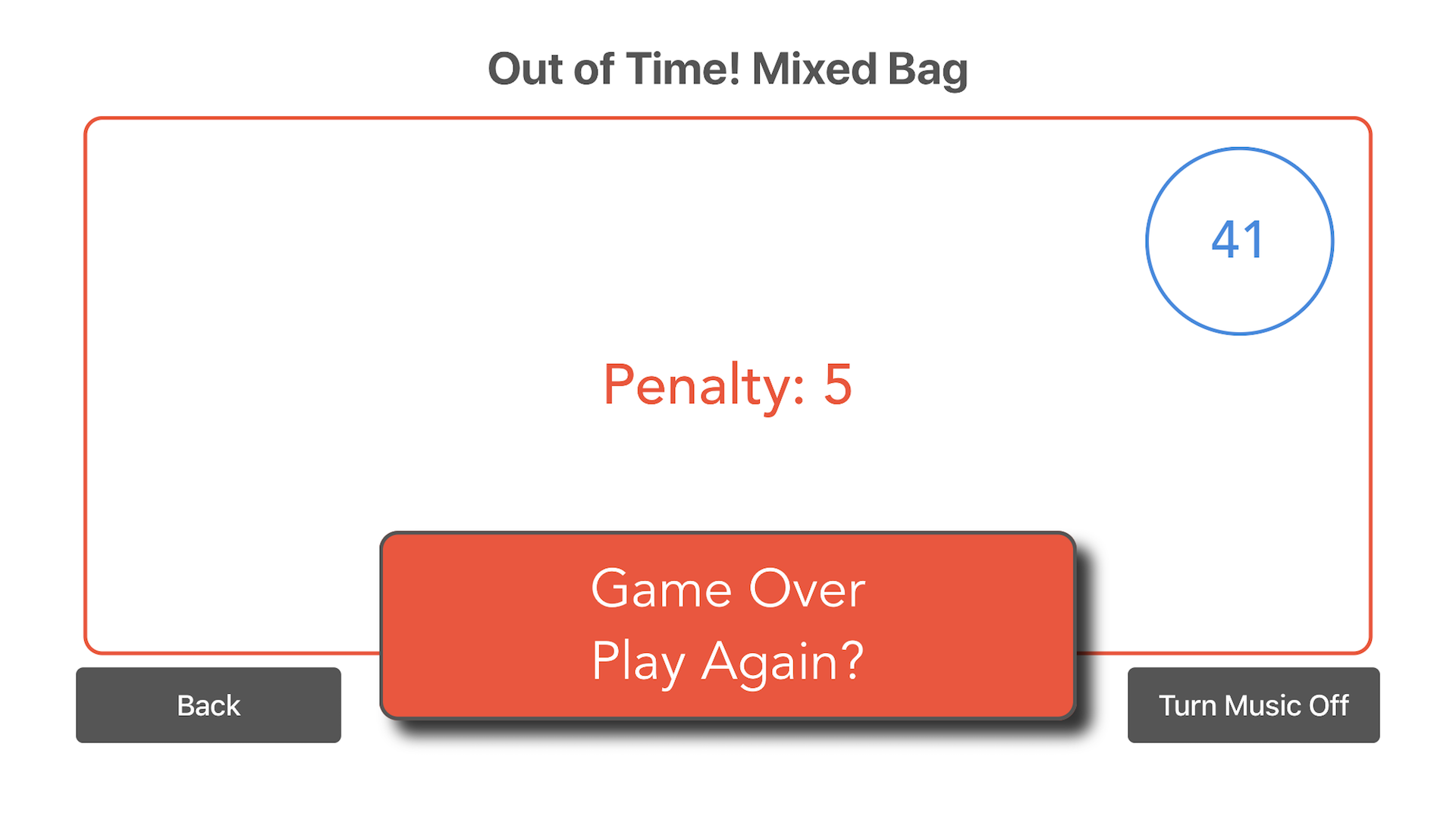 OutOfTime!