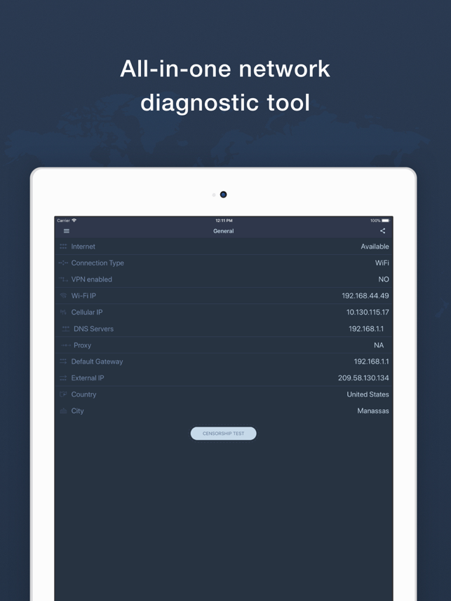‎Network Tools by KeepSolid Screenshot