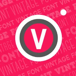 Vintage Font - Write On Photos app icon