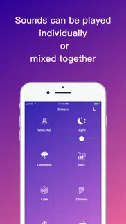 sleep & relax sounds - sleepia iphone screenshot 2