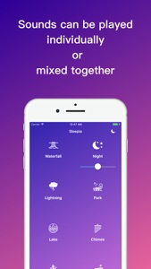 Sleep & Relax Sounds - Sleepia screenshot #2 for iPhone