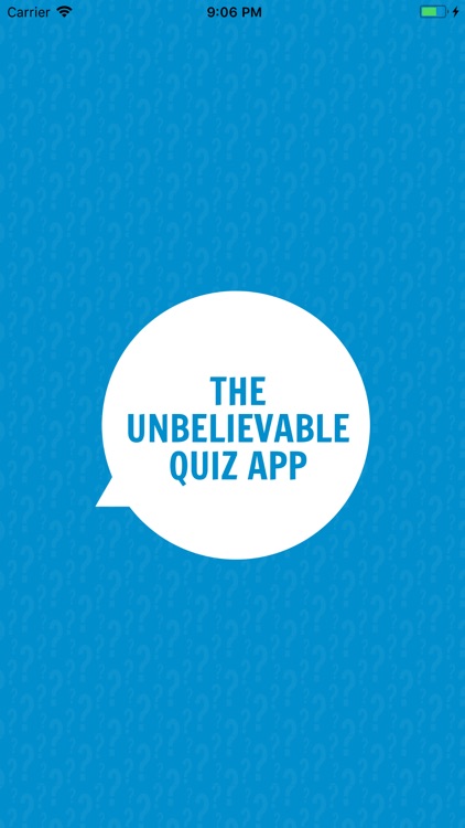 Unbelievable Quiz App