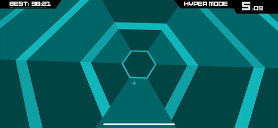 Screenshot of Super Hexagon